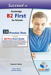 succeed in cambridge b2 first for schools 10 practice tests sudents book photo