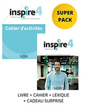inspire 4 super pack livre cahier lexique cadeau surprise photo