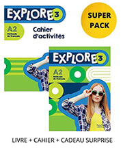 explore 3 super pack livre cahier cadeau surprise photo