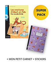 albert et folio une nouvelle famille super pack mon petit carnet stickers photo