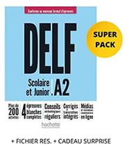 delf scolaire junior a2 super pack fichier res cadeau surprise nouveau format photo