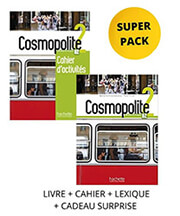 cosmopolite 2 super pack livre cahier lexique cadeau surprise photo