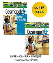 cosmopolite 4 super pack livre cahier lexique cadeau surprise photo