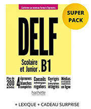 delf scolaire junior b1 super pack lexique cadeau surprise nouveau format 2021 photo