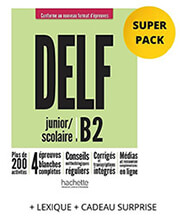 delf scolaire junior b2 super pack lexique cadeau surprise nouveau format photo