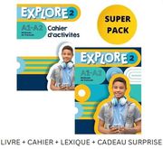 explore 2 super pack livre cahier lexique cadeau surprise photo
