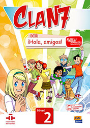 clan 7 con hola amigos 2 alumno cd rom photo