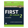 cambridge english first for schools 2 self study pack downloadable audio with answers n e photo