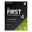 cambridge english first for schools 4 self study pack downloadable audio with answers photo