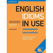 english idioms in use intermediate students book with answers 2nd ed photo