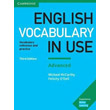 english vocabulary in use advanced students book with answers 3rd ed photo