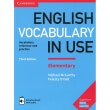 english vocabulary in use elementary students book with answers 3rd ed photo