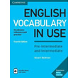 english vocabulary in use pre intermediate intermediate with answers enhanced e book photo