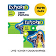 explore 3 super pack livre cahier cadeau surprise photo