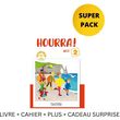 hourra mini 2 super pack livre cahier plus cadeau surprise photo