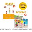 hourra 1 super pack livre cahier lexique cadeau surprise photo hourra 1 super pack livre cahier lexique cadeau surprise photo