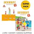 hourra 1 super pack livre cahier cadeau surprise photo hourra 1 super pack livre cahier cadeau surprise photo