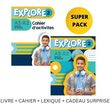 EXPLORE 2 SUPER PACK (LIVRE + CAHIER + LEXIQUE + CADEAU SURPRISE)
