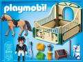 playmobil 5111 dressage horse with stall alogo dressage extra photo 1