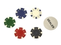 poker chips se metalliki kasetina 500 chips extra photo 1