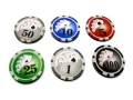 poker chips se metalliki kasetina deluxe 500 chips extra photo 1