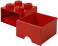 lego storage brick drawer 4 bright red extra photo 1
