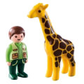 playmobil 9380 fylakas zoologikoy kipoy me kamilopardali extra photo 1