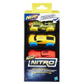hasbro nerf nitro foam car 3 pack army camo yellow red c0779 extra photo 1