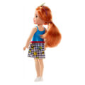 mattel barbie club chelsea mini girl doll just be you tee orange hair girl doll extra photo 1