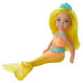 mattel barbie dreamtopia chelsea mermaids doll with blonde hair 13cm extra photo 1