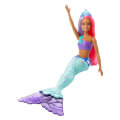 mattel barbie dreamtopia pink and purple hair mermaid doll gjk09 extra photo 1