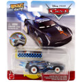 mattel disney cars xrs rocket racing jackson storm with blast wall gkb90 extra photo 1