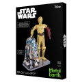 metal earth star wars set c 3po r2d2 box vers extra photo 1