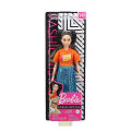 barbie doll fashionistas 145 long brunette pigtails shimmery skirt extra photo 3