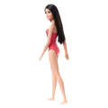 barbie doll beach black hair doll with pink graphic swimsuit dhw38 extra photo 1