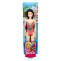 barbie doll beach black hair doll with pink graphic swimsuit dhw38 extra photo 3