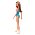 barbie doll beach brown hair doll with pink and blue swimsuit dhw40 extra photo 2
