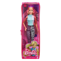 barbie fashionistas 158 blonde hair with malibu dress and leggings grb50 extra photo 4