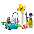 lego duplo town 10985 wind turbine and electric car extra photo 6