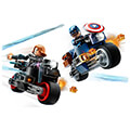 lego super heroes 76260 black widow captain america motorcycles extra photo 2