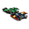 lego city 60445 f1 truck with rb20 amr24 f1 cars extra photo 3