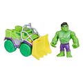 hasbro marvel spidey and his amazing friends hulk smash truck extra photo 2