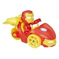 hasbro marvel spidey and his amazing friends iron man amp iron racer extra photo 2