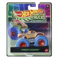 mattel hot wheels monster trucks glow in the dark podium crasher vehicle extra photo 1