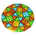 geomag magnetic tiles gems 100pcs pf22410400 extra photo 2