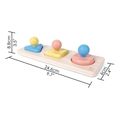 hape early explorer xylino montessori mirror shape puzzle e0072a extra photo 2