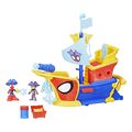 hasbro disney jr marvel spidey and his amazing friends waterwebs webs ahoy bubble pirate ship extra photo 1