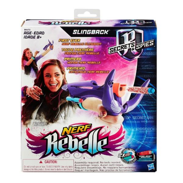 Shellback Nerf Hasbro Nerf Rebelle Slingback - Οπλα με αφρωδη βελακια (EPI.03972)