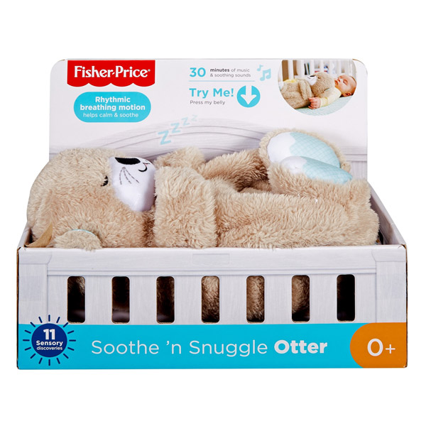 Fisher Price Rhythmic Breathing Motion - Soothe N Snuggle Otter (fxc66