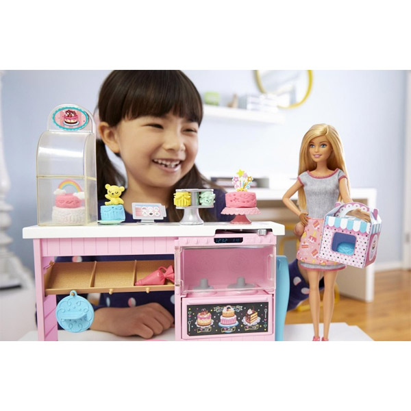 Mattel Barbie You Can Be Anything Doll And Cake Decorating Playset